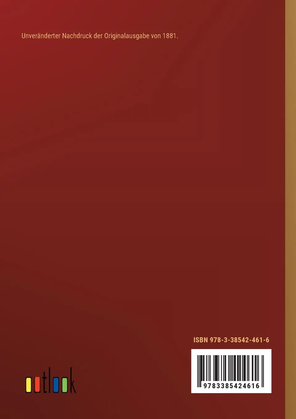 Rückseite: 9783385424616 | Die Germania | Cornelius Tacitus | Taschenbuch | 76 S. | Deutsch