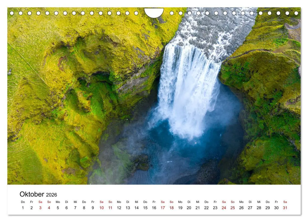 Bild: 9783457554616 | Island Luftaufnahmen (Wandkalender 2026 DIN A4 quer), CALVENDO...