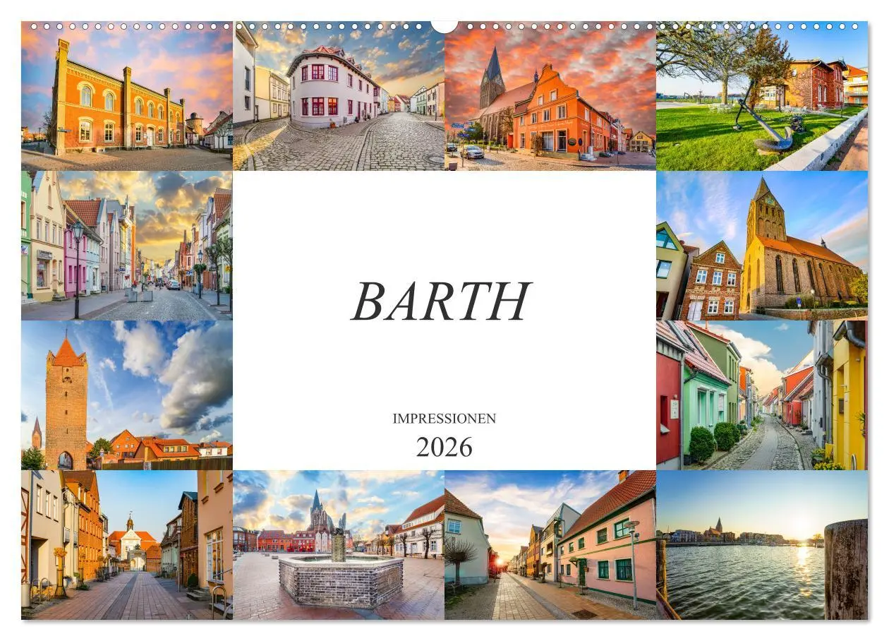 Cover: 9783457794616 | Barth Impressionen (Wandkalender 2026 DIN A2 quer), CALVENDO...