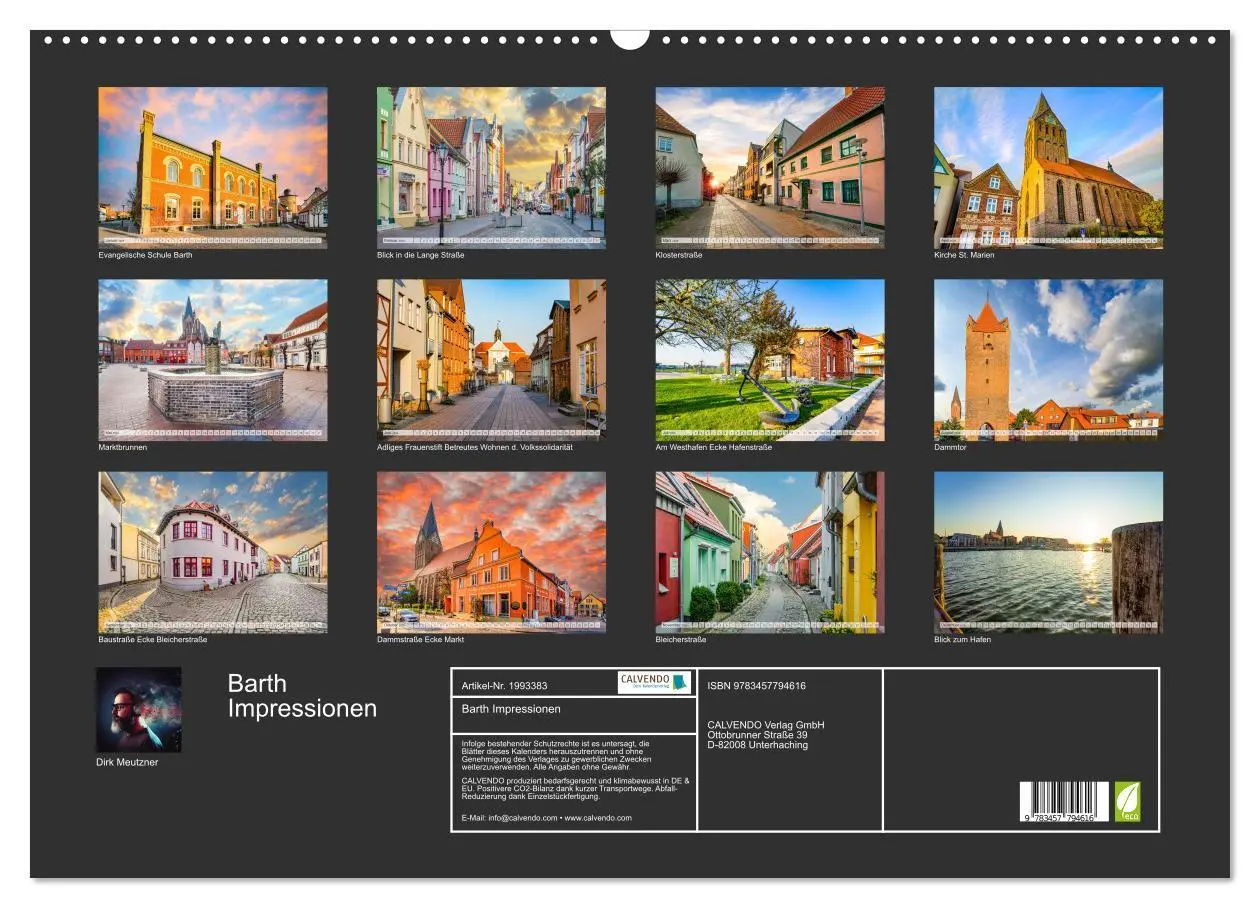 Bild: 9783457794616 | Barth Impressionen (Wandkalender 2026 DIN A2 quer), CALVENDO...