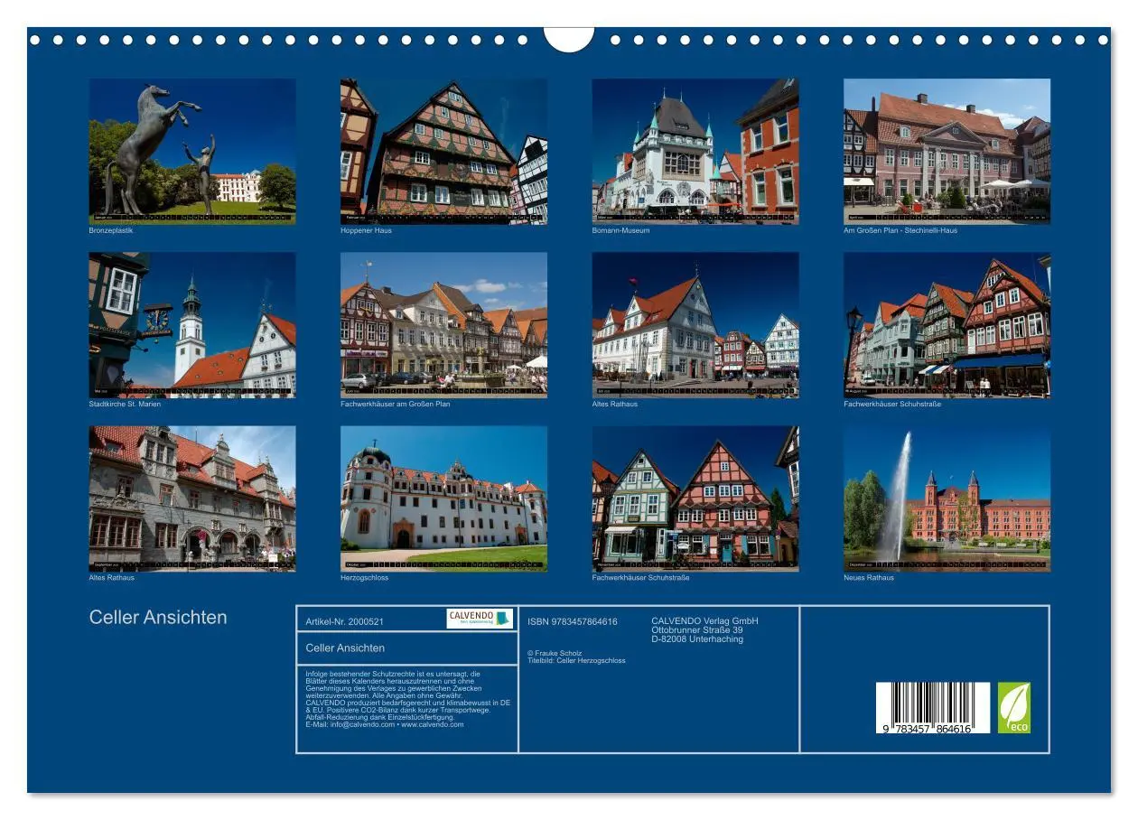 Bild: 9783457864616 | Celler Ansichten (Wandkalender 2026 DIN A3 quer), CALVENDO...