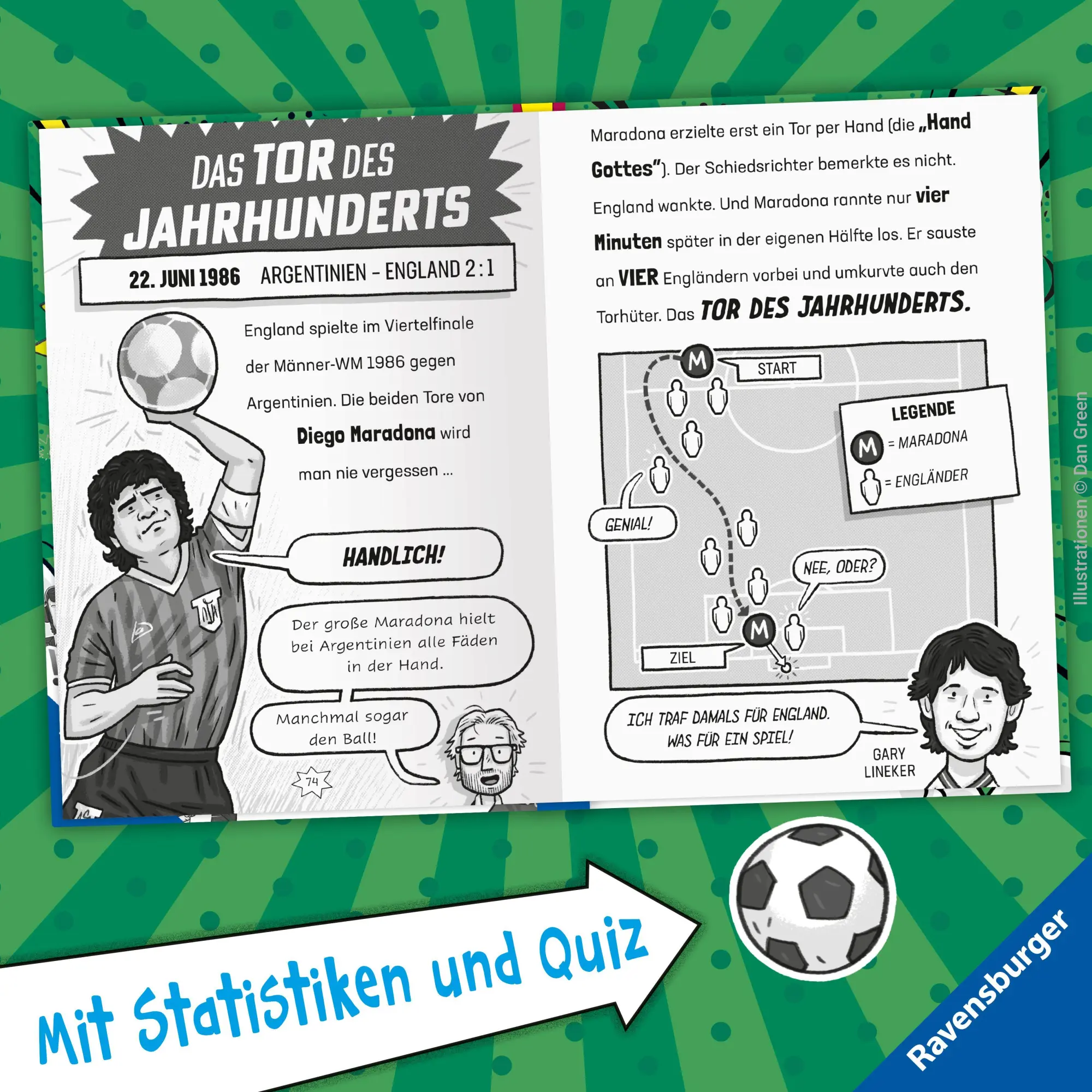 Bild: 9783473464616 | Fußball-Stars - Alles über Fußball. Träume, Tore, Titel | Mugford