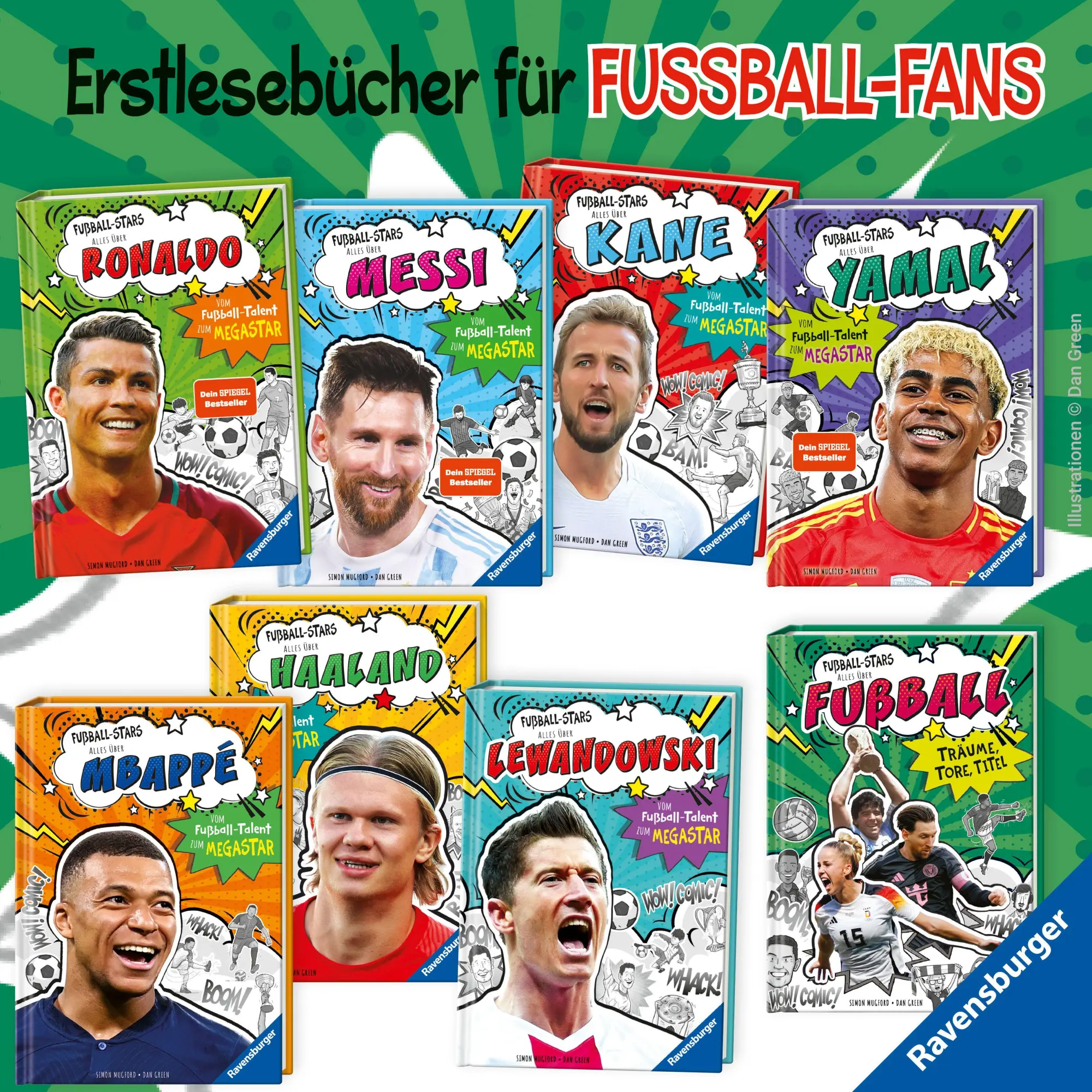 Bild: 9783473464616 | Fußball-Stars - Alles über Fußball. Träume, Tore, Titel | Mugford