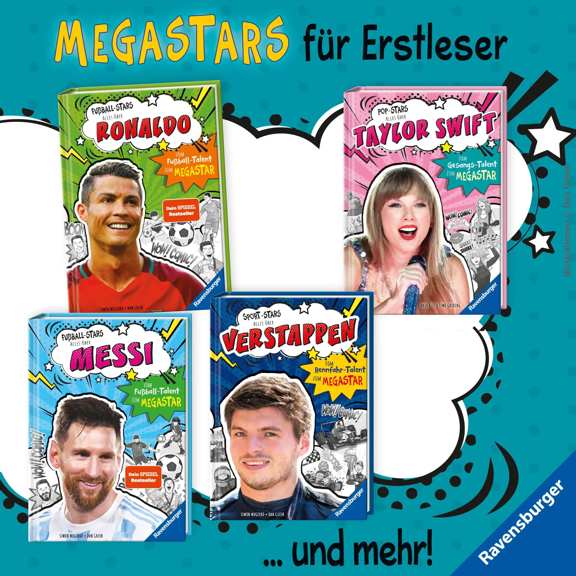 Bild: 9783473464616 | Fußball-Stars - Alles über Fußball. Träume, Tore, Titel | Mugford