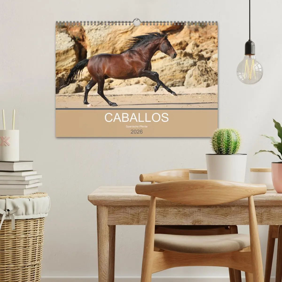 Bild: 9783516024616 | Caballos Spanische Pferde 2026 (Wandkalender 2026 DIN A3 quer),...