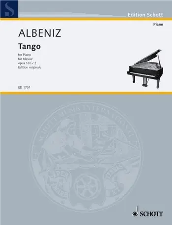 Cover: 9790001034616 | Tango Opus 165/2 | Isaac Manuel Albéniz | Buch | Schott Music