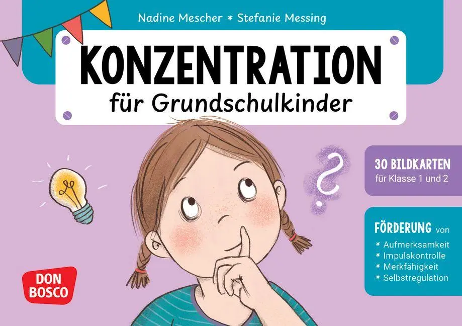 Cover: 4260694924716 | Konzentration für Grundschulkinder | Nadine Mescher | Box | 32 S.