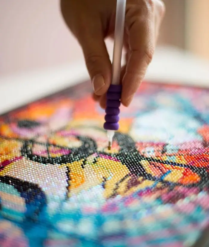 Bild: 4897073244716 | DIAMOND DOTZ - Diamond Painting Violinschlüssel | Kit (Bastelset)