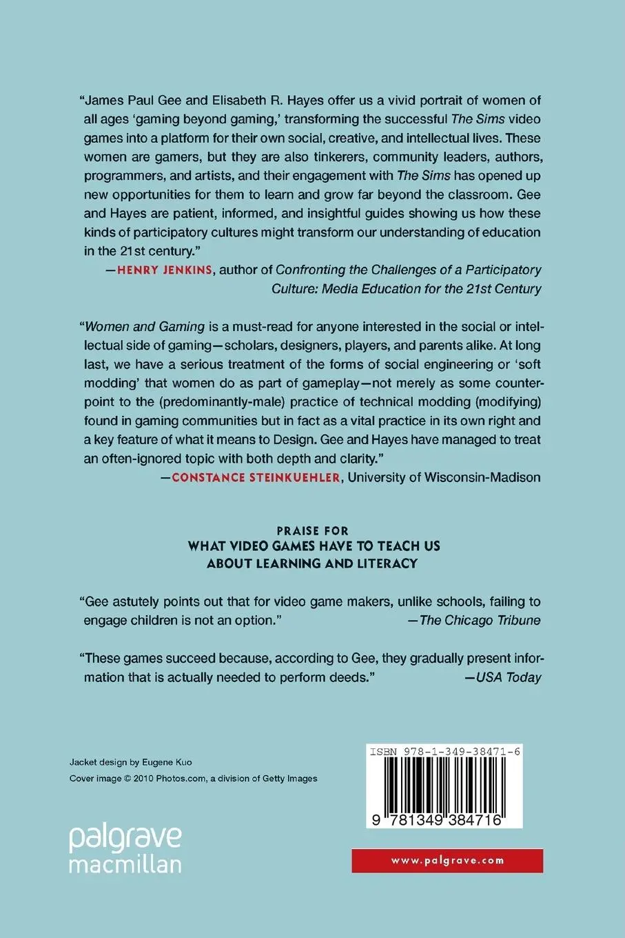 Rückseite: 9781349384716 | Women and Gaming | The Sims and 21st Century Learning | J. Gee | Buch