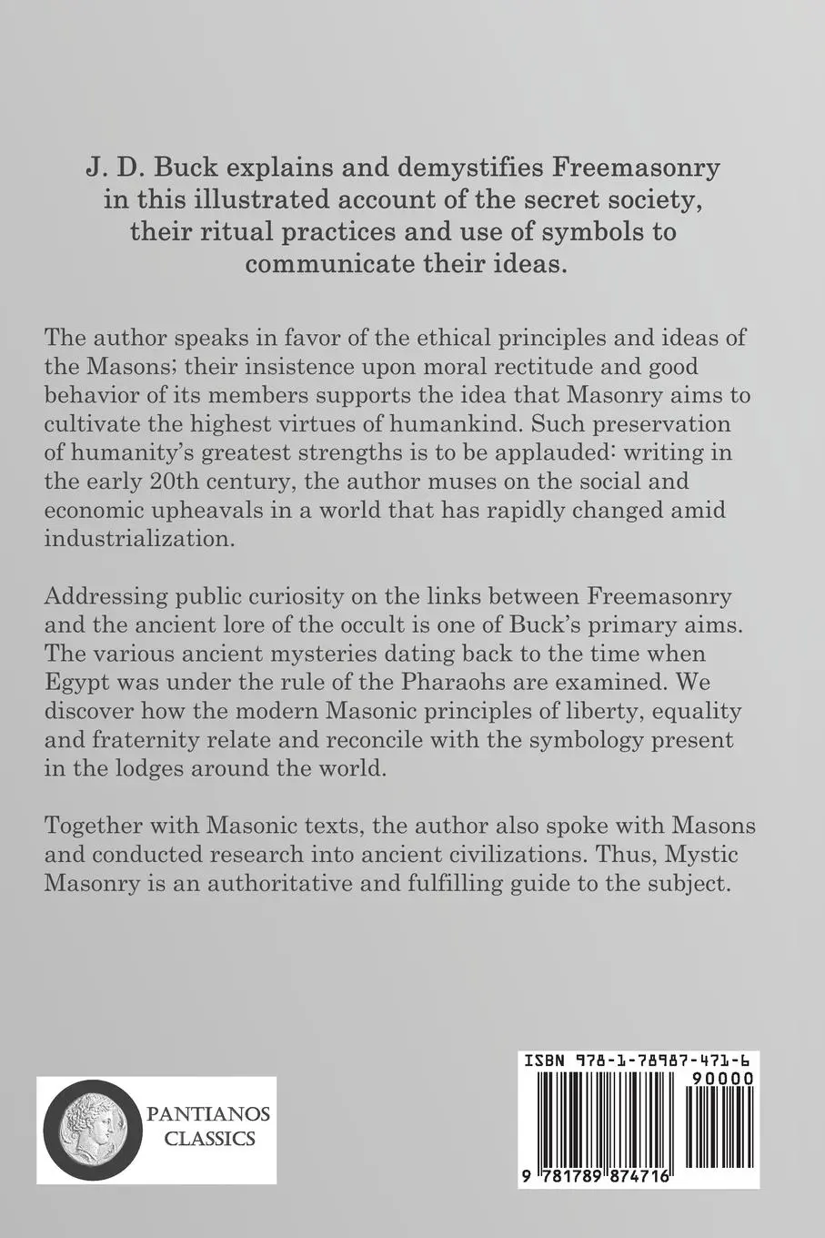 Rückseite: 9781789874716 | Mystic Masonry | J. D. Buck | Taschenbuch | Kartoniert / Broschiert