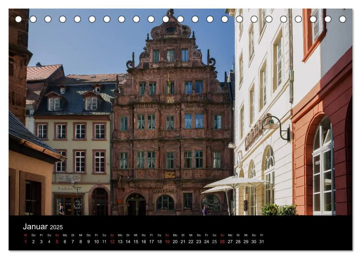 Bild: 9783435694716 | Heidelberger Stadtansichten (Tischkalender 2025 DIN A5 quer),...