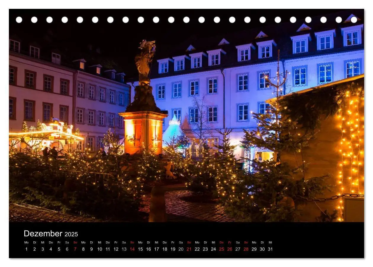 Bild: 9783435694716 | Heidelberger Stadtansichten (Tischkalender 2025 DIN A5 quer),...