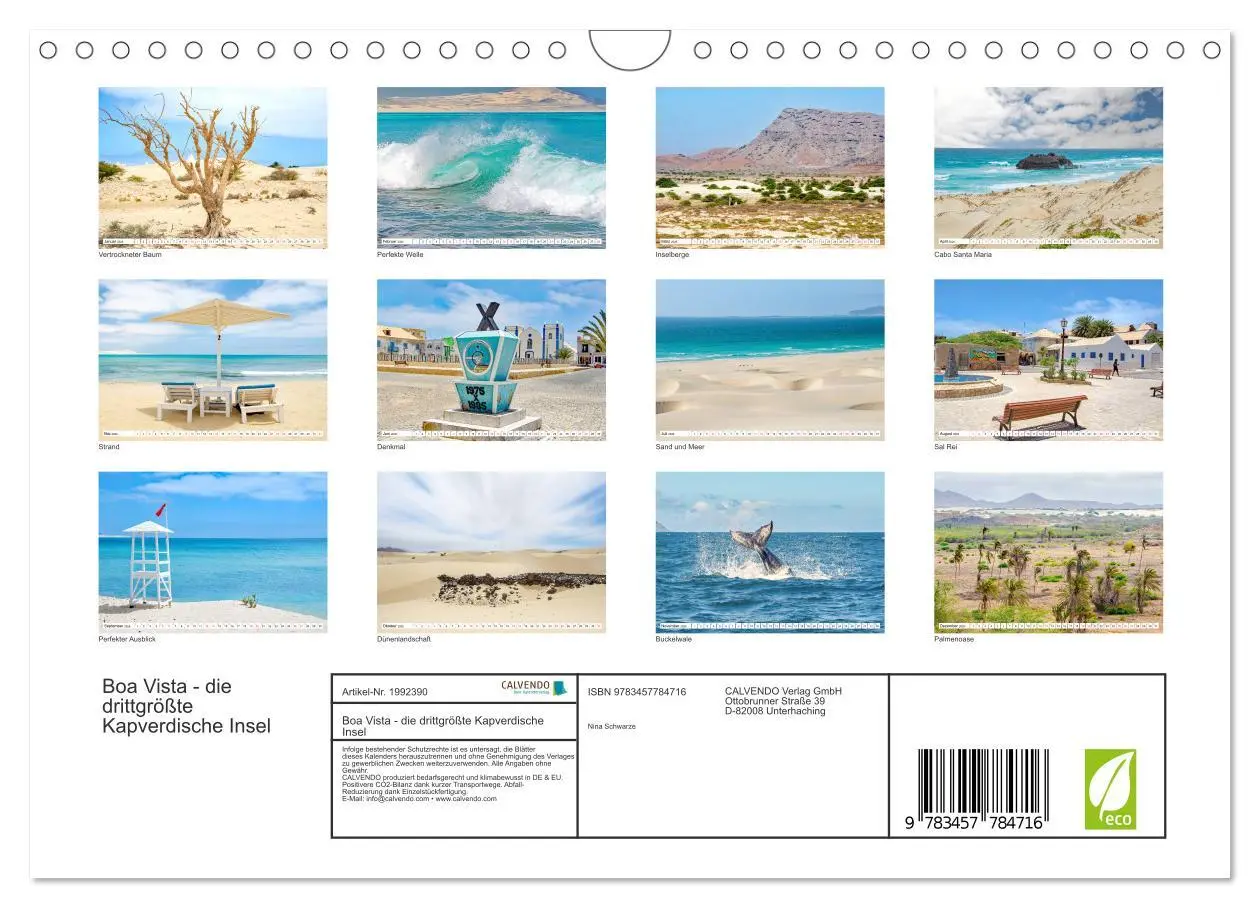 Bild: 9783457784716 | Boa Vista - die drittgrößte Kapverdische Insel (Wandkalender 2026...
