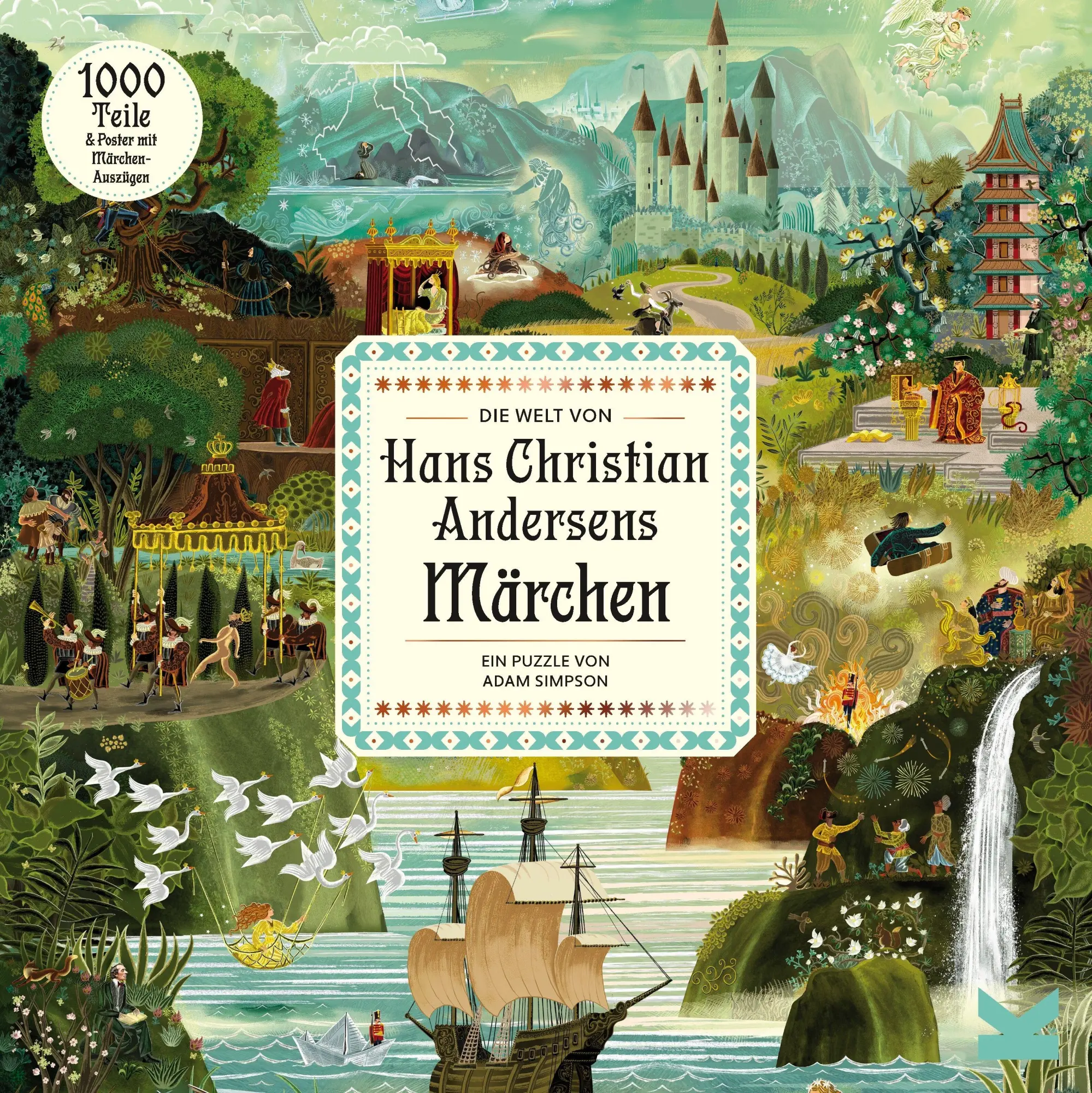 Cover: 9783962444716 | Die Welt von Hans Christian Andersens Märchen | Ein 1000-Teile-Puzzle