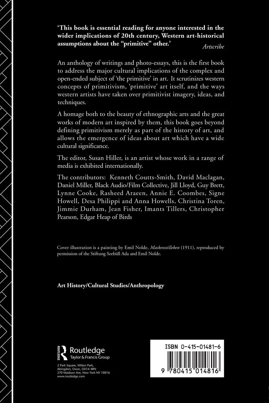 Rückseite: 9780415014816 | The Myth of Primitivism | Susan Hiller | Taschenbuch | Englisch | 1991