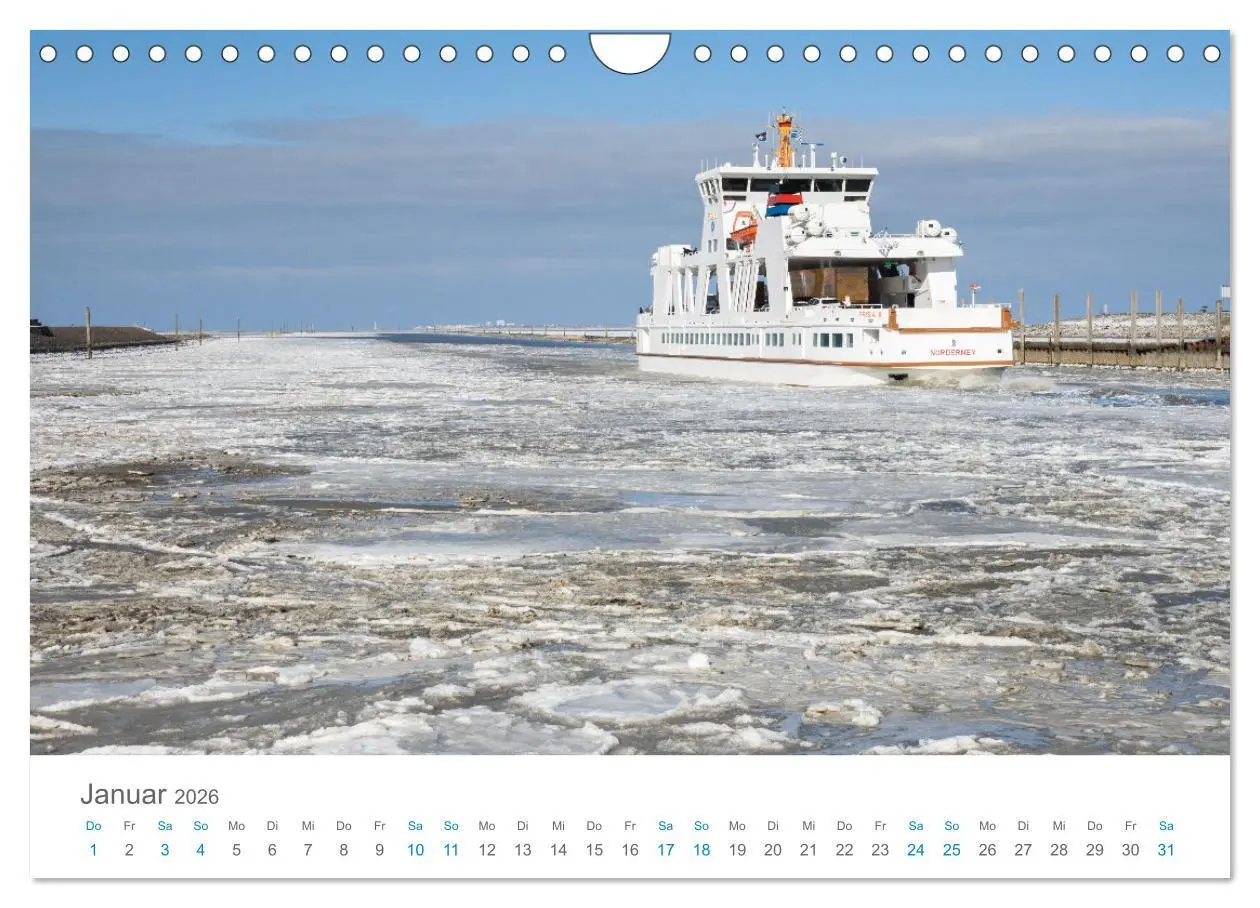 Bild: 9783457914816 | Moin Norden-Norddeich (Wandkalender 2026 DIN A4 quer), CALVENDO...