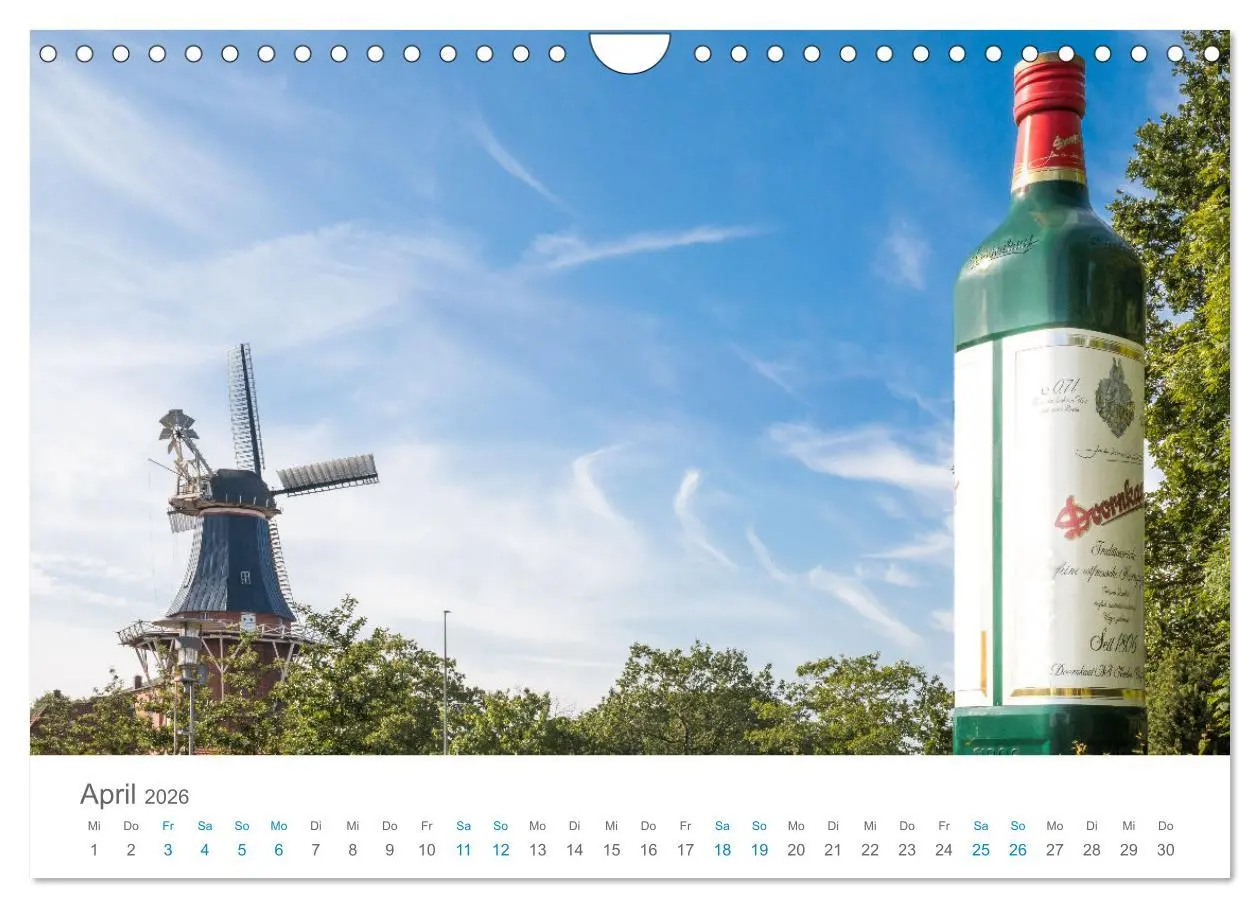 Bild: 9783457914816 | Moin Norden-Norddeich (Wandkalender 2026 DIN A4 quer), CALVENDO...