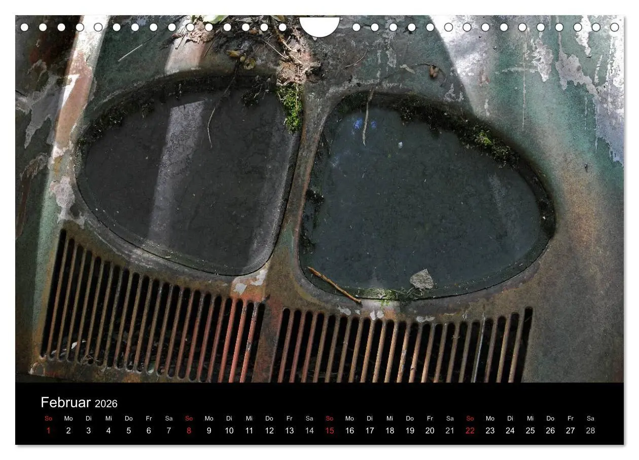 Bild: 9783516174816 | ROSTLAUBEN Die schönsten Autowracks (Wandkalender 2026 DIN A4...