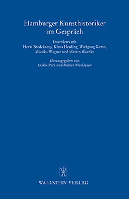 Cover: 9783835334816 | Hamburger Kunsthistoriker im Gespräch | Saskia Pütz | Buch | 96 S.
