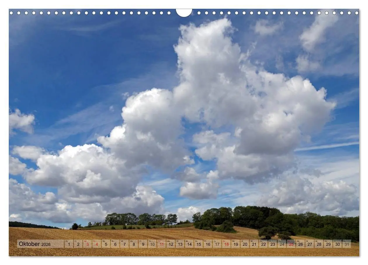 Bild: 9783516234916 | Sonne, Mond und Wolken (Wandkalender 2026 DIN A3 quer), CALVENDO...