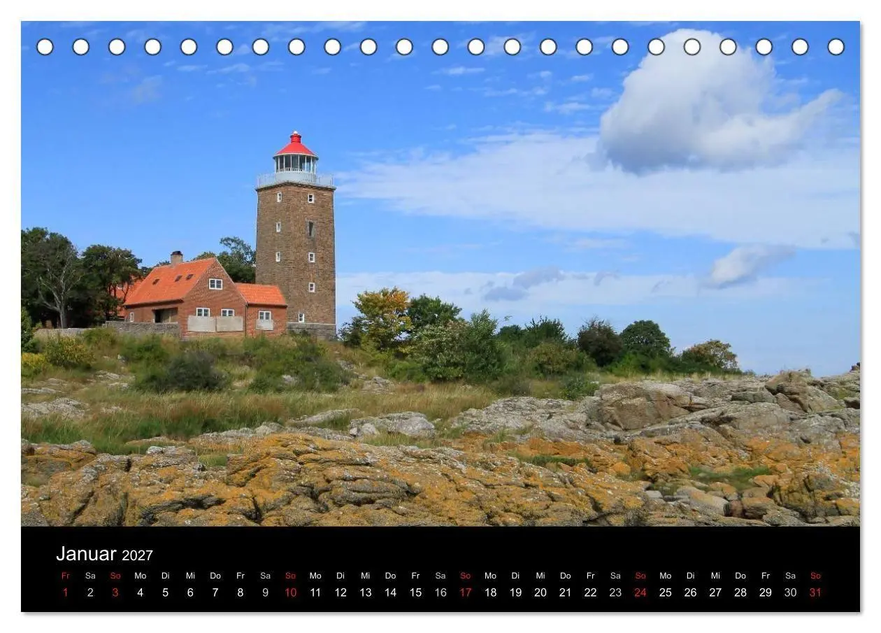 Bild: 9783594074916 | Dänemarks Bornholm 2027 (Tischkalender 2027 DIN A5 quer), CALVENDO...