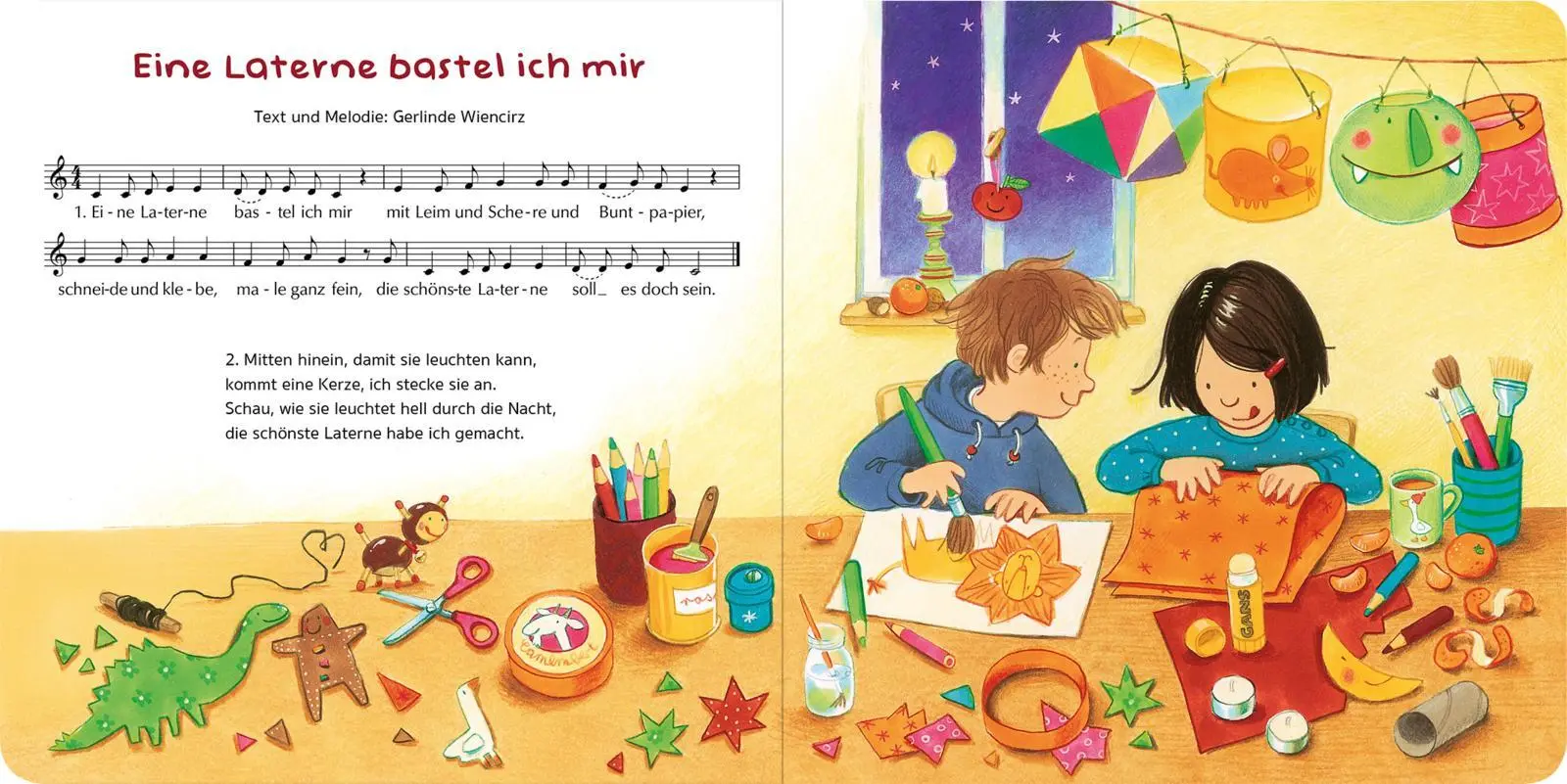 Bild: 9783845844916 | Ich geh mit meiner Laterne | Lieder, Reime und Rezepte | Leykamm