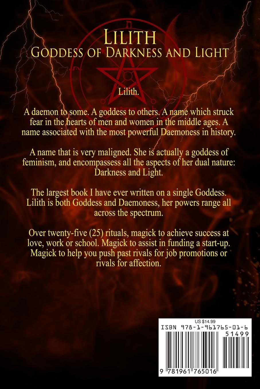 Rückseite: 9781961765016 | Lilith | Goddess of Darkness and Light | David Thompson | Taschenbuch