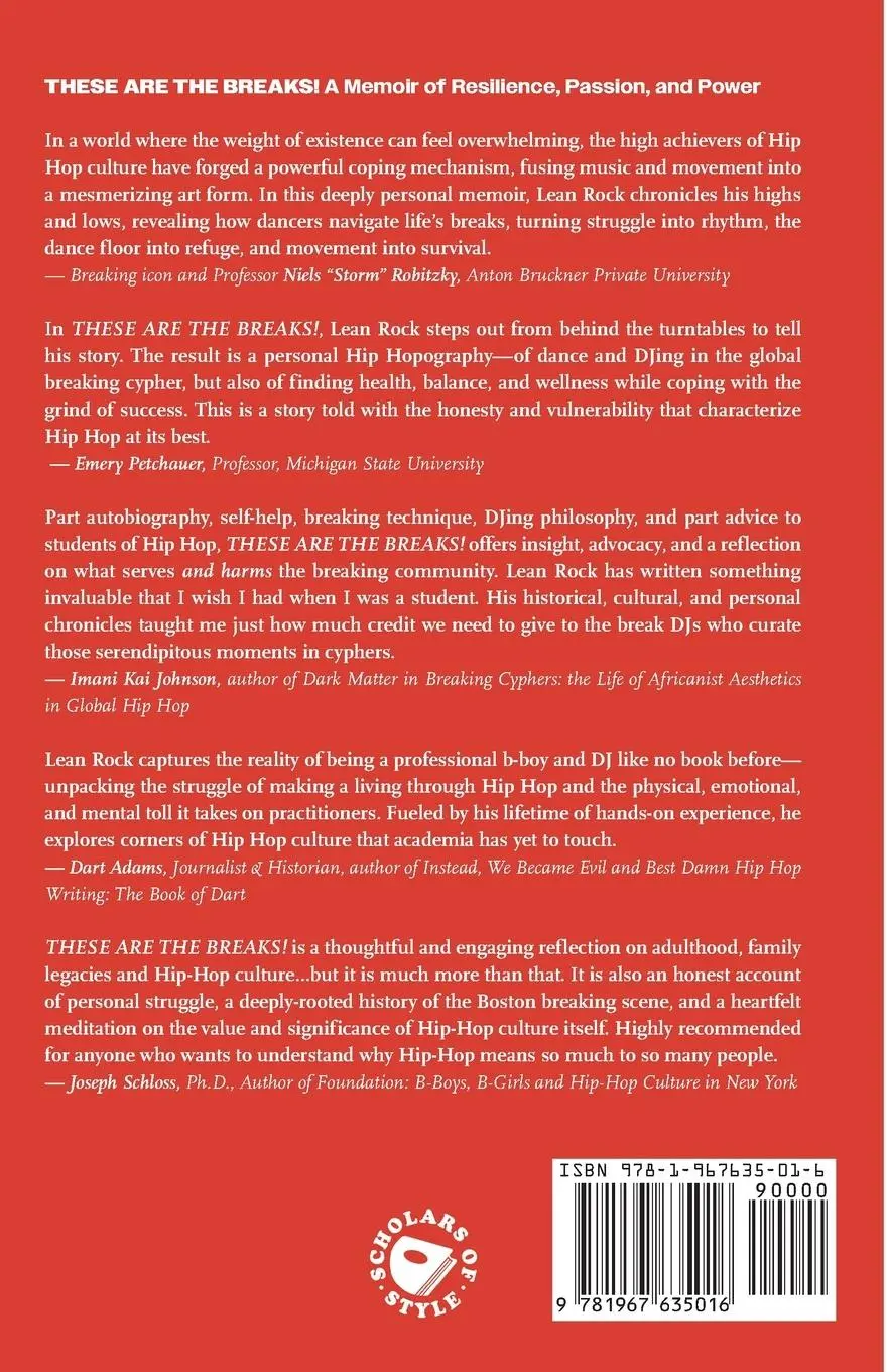 Rückseite: 9781967635016 | THESE ARE THE BREAKS! | Lino Delgado (u. a.) | Taschenbuch | Englisch