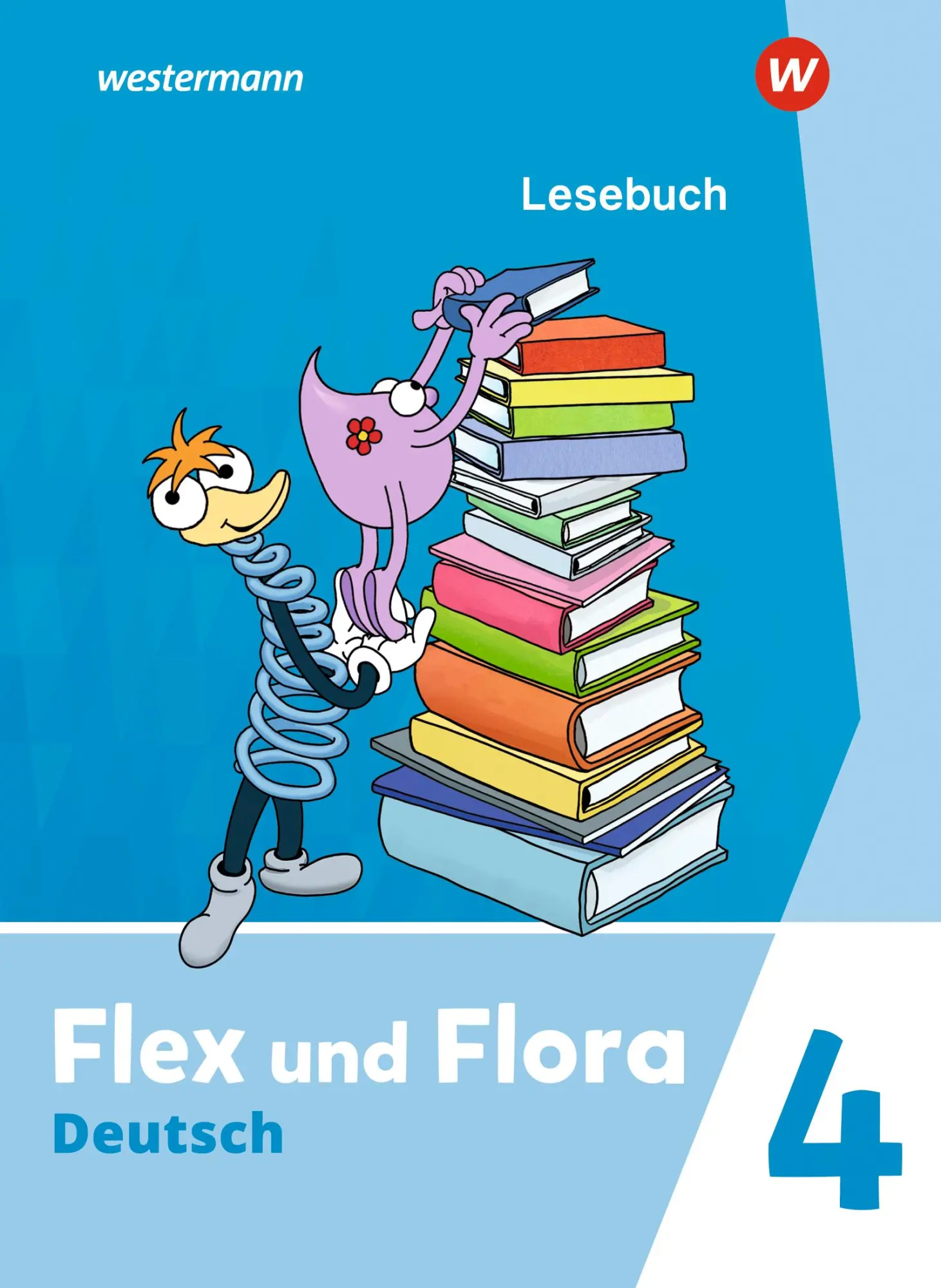 Cover: 9783141055016 | Flex und Flora 4. Lesebuch | Ausgabe 2021 | Bielau | Taschenbuch