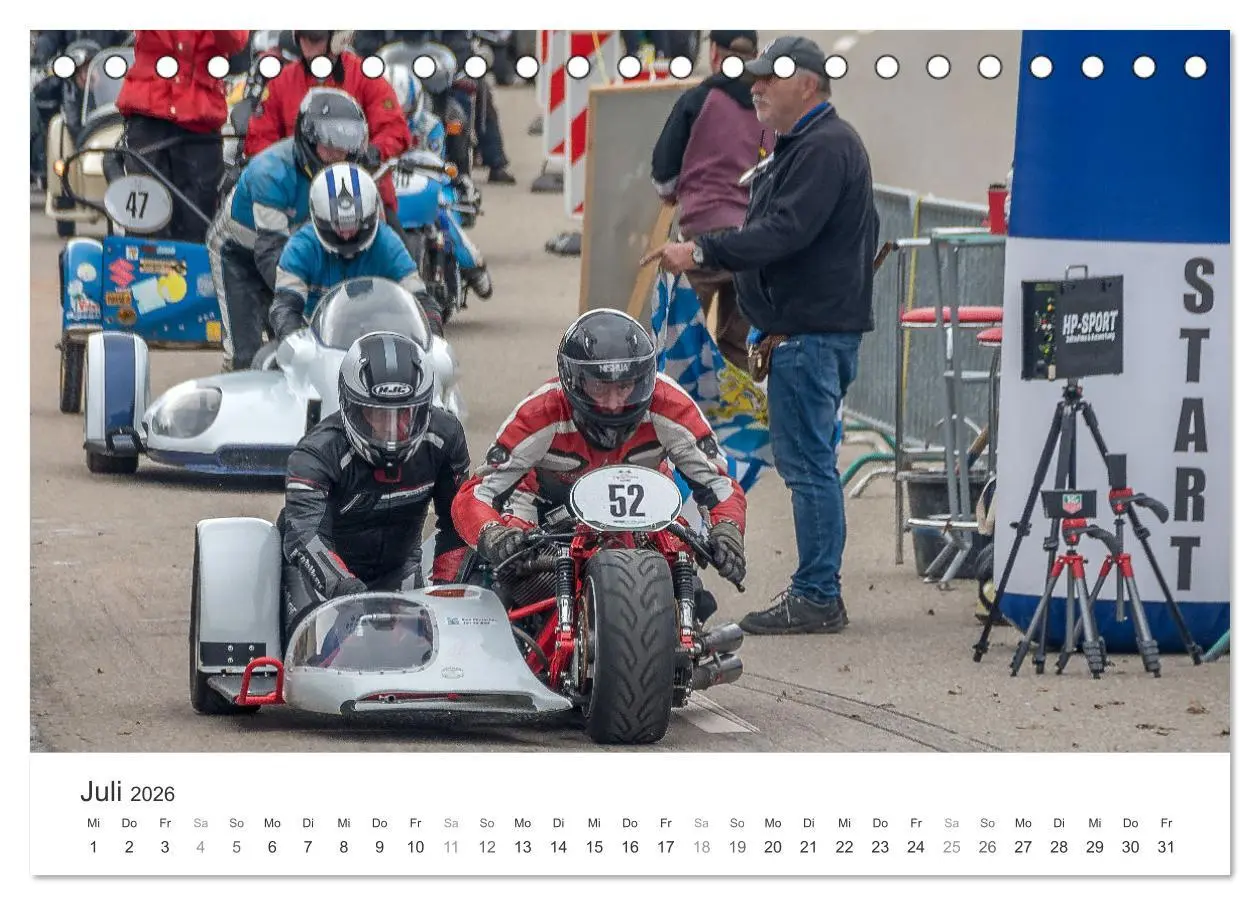 Bild: 9783457415016 | Motorradgespanne am Jochpass (Tischkalender 2026 DIN A5 quer),...