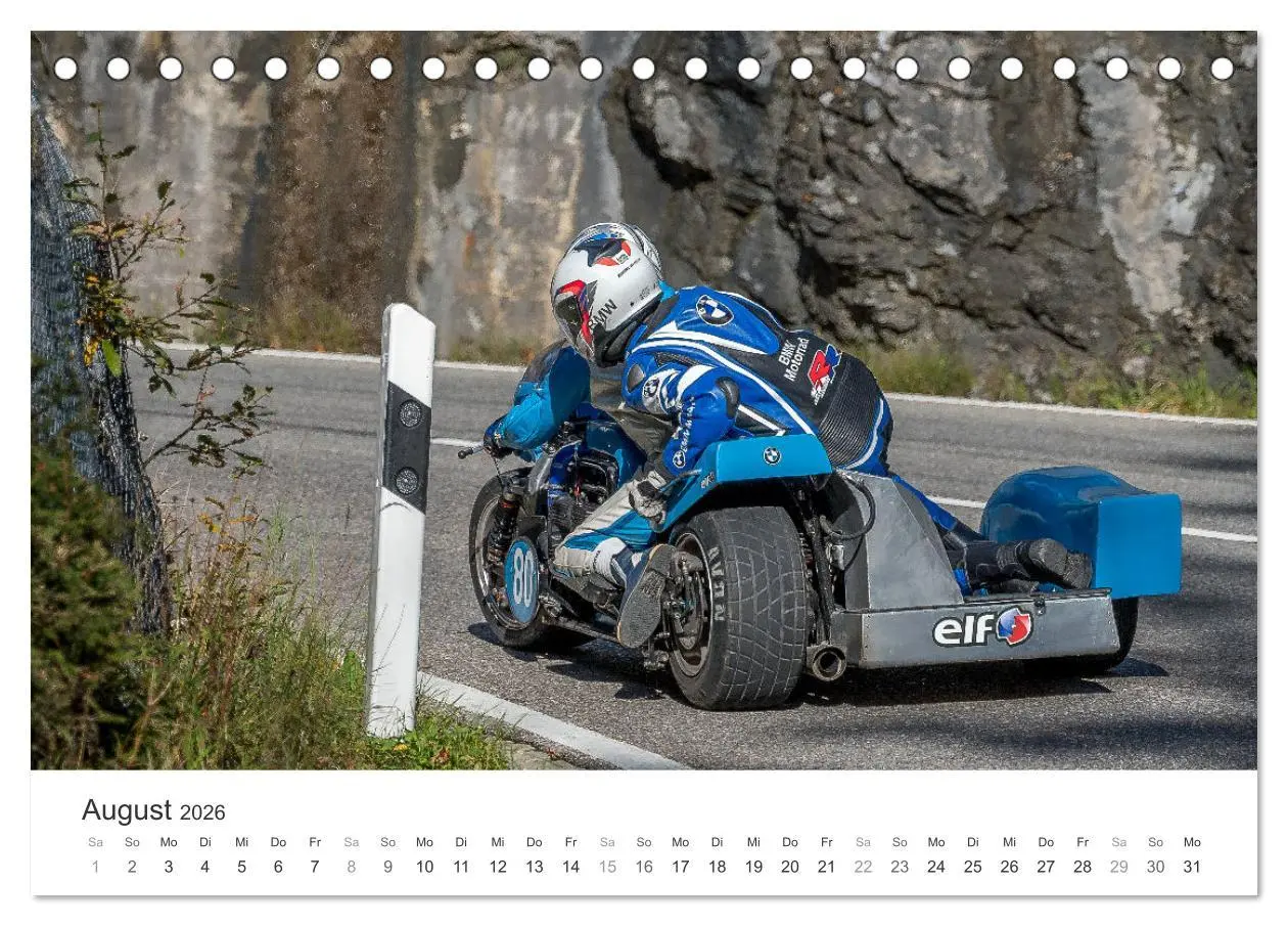 Bild: 9783457415016 | Motorradgespanne am Jochpass (Tischkalender 2026 DIN A5 quer),...