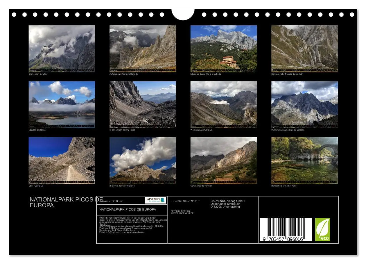Bild: 9783457895016 | NATIONALPARK PICOS DE EUROPA (Wandkalender 2026 DIN A4 quer),...