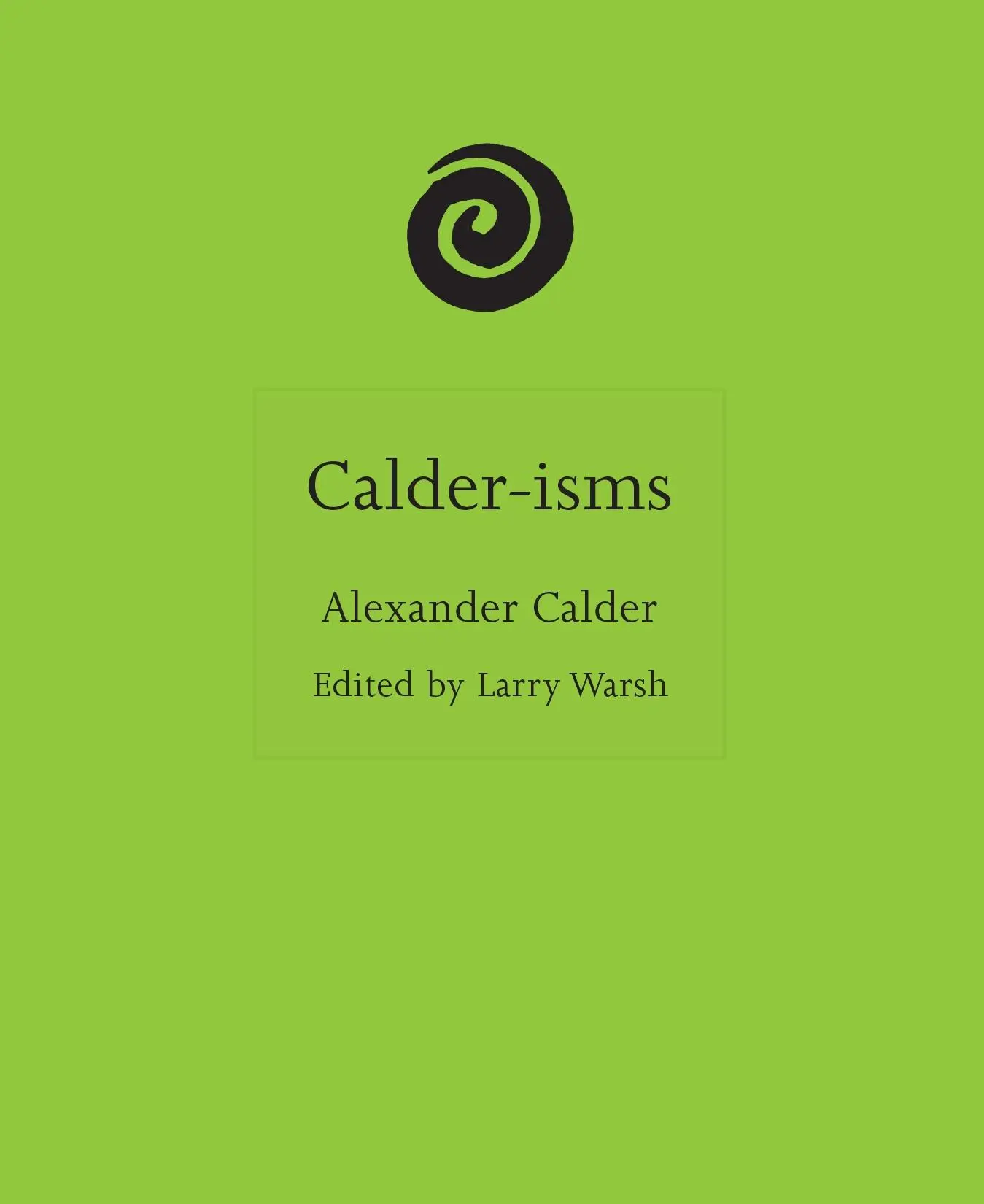 Cover: 9780691275116 | Calder-Isms | Alexander Calder | Buch | Einband - fest (Hardcover)