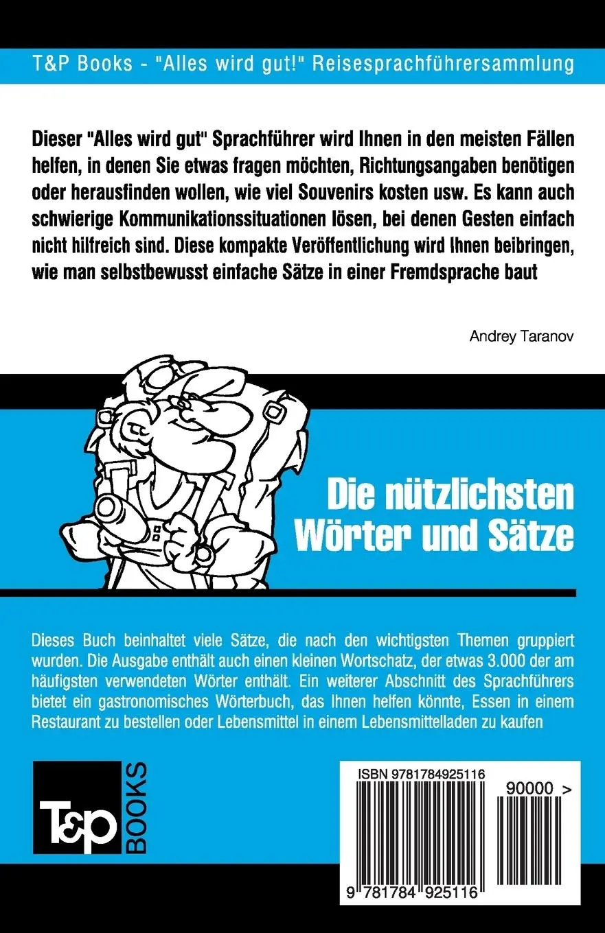 Rückseite: 9781784925116 | Sprachführer Deutsch-Armenisch und Thematischer Wortschatz mit 3000...