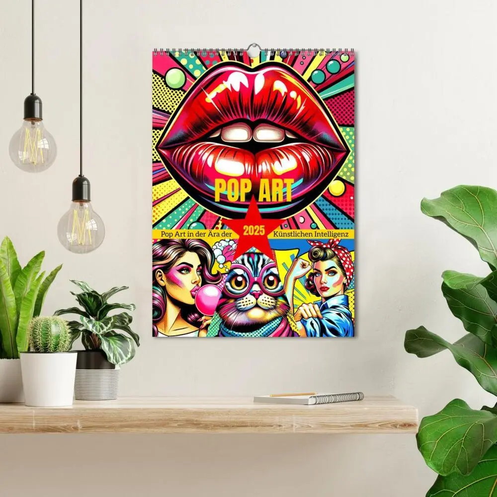 Bild: 9783383775116 | Pop Art - In der Ära der Künstlichen Intelligenz (Wandkalender 2025...