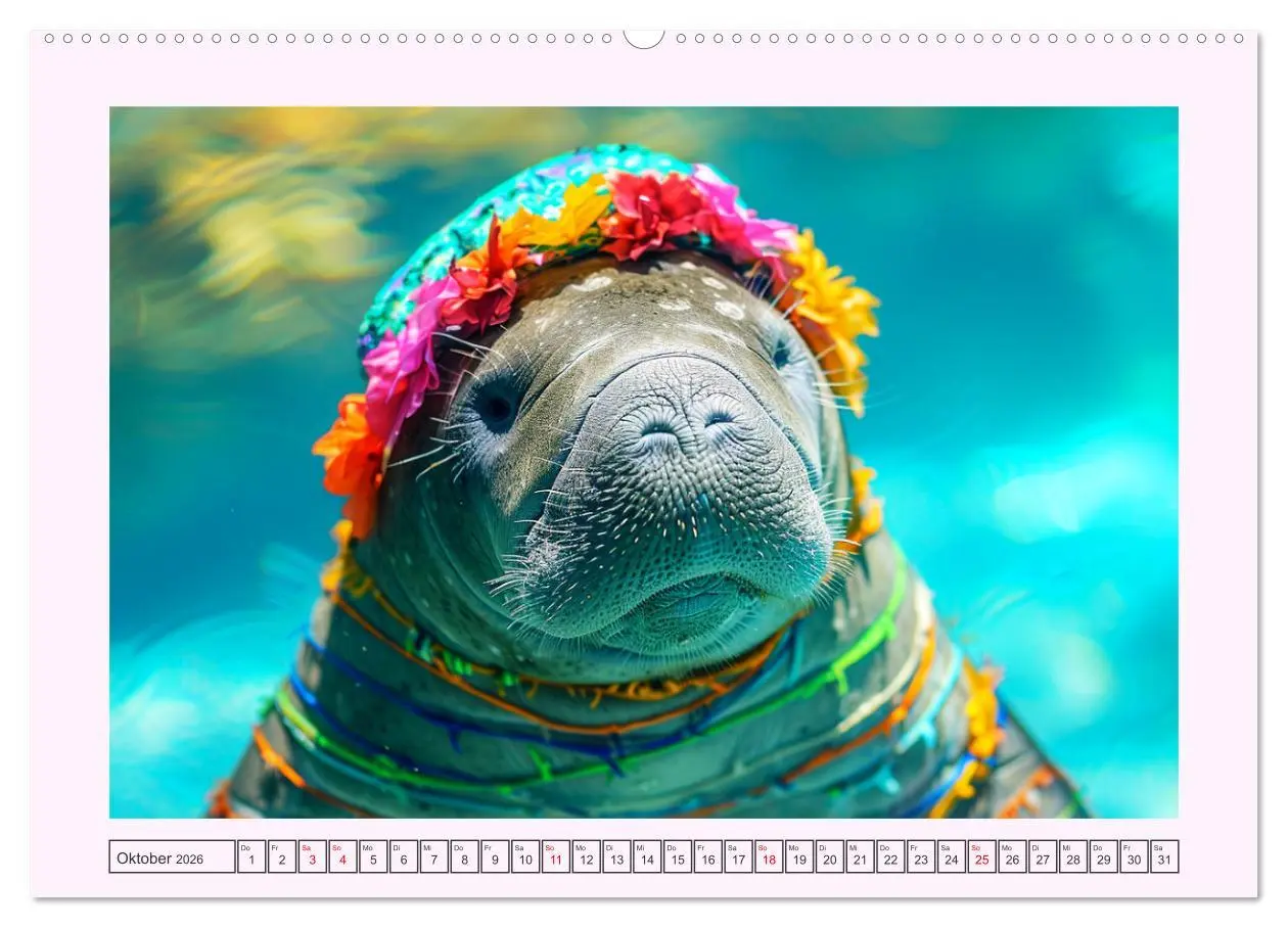 Bild: 9783457405116 | Modische Manatees. Charmante Seekühe mit Stil (hochwertiger Premium...