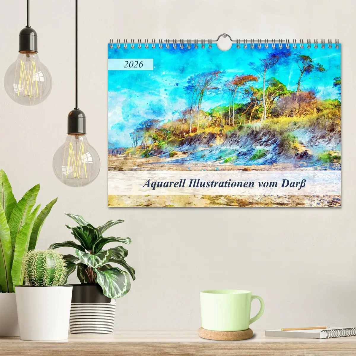 Bild: 9783457715116 | Aquarell Illustrationen vom Darß (Wandkalender 2026 DIN A4 quer),...