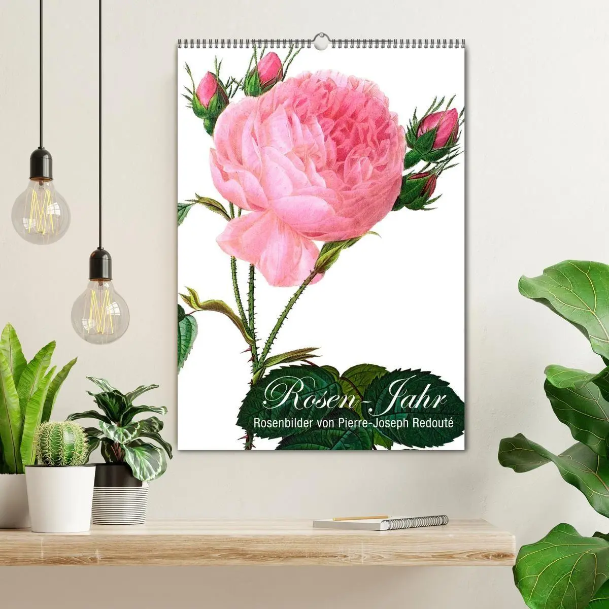 Bild: 9783569445116 | Rosen-Jahr (Wandkalender 2027 DIN A2 hoch), CALVENDO Monatskalender