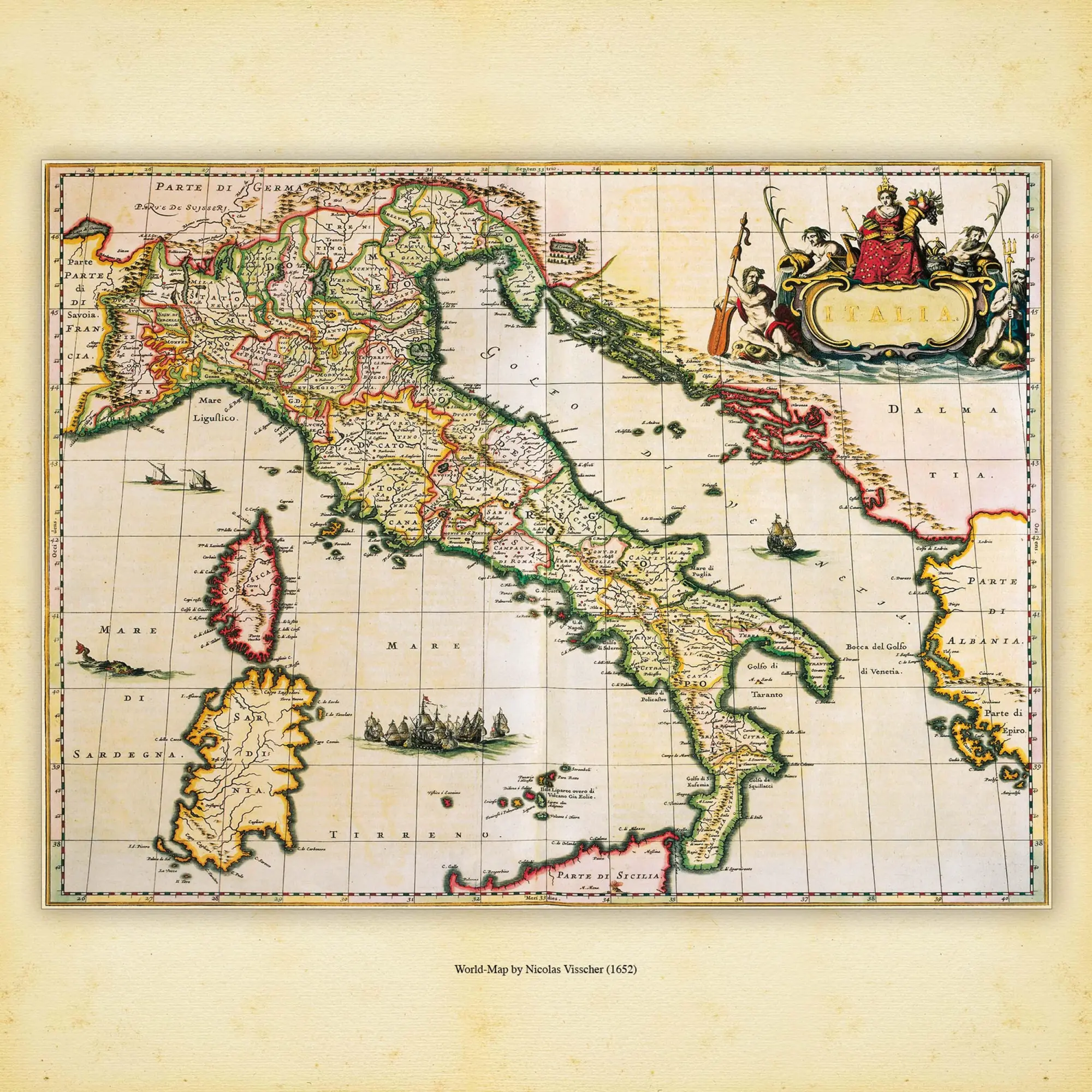 Bild: 9783959295116 | Antique Maps 2026 | Kalender 2026 | Kalender | Media Illustration
