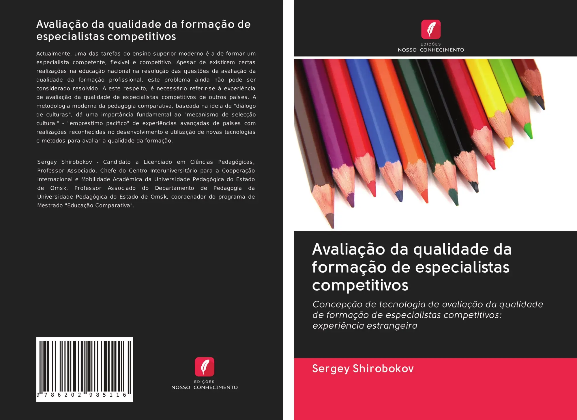Cover: 9786202985116 | Avaliação da qualidade da formação de especialistas competitivos