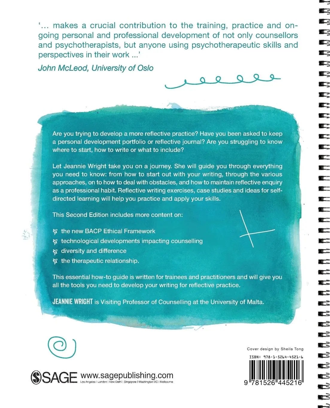 Rückseite: 9781526445216 | Reflective Writing in Counselling and Psychotherapy | Jeannie Wright