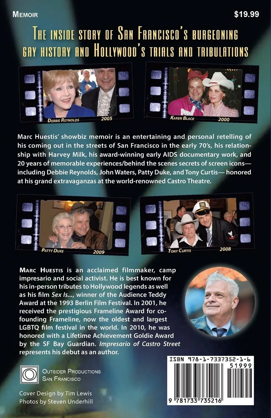 Rückseite: 9781733735216 | Impresario of Castro Street | An Intimate Showbiz Memoir | Huestis