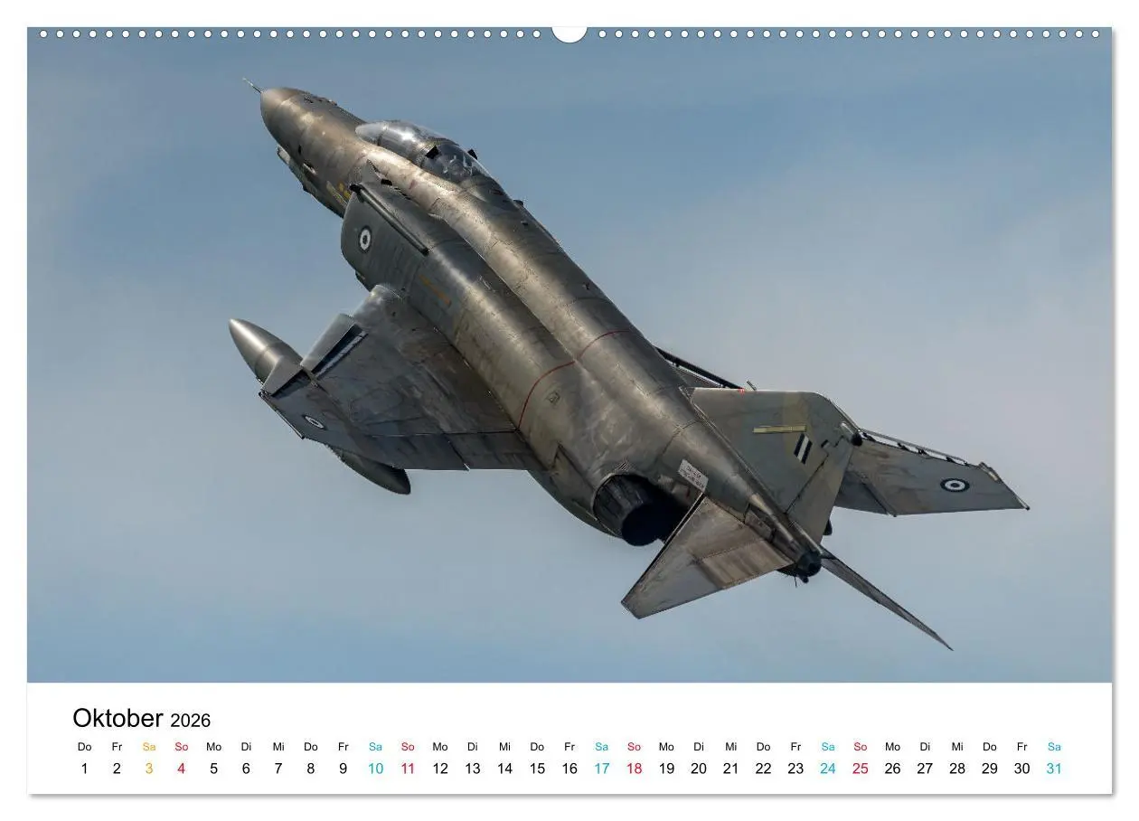 Bild: 9783457635216 | Die letzten McDonnell Douglas F-4 Phantom II (Wandkalender 2026 DIN...