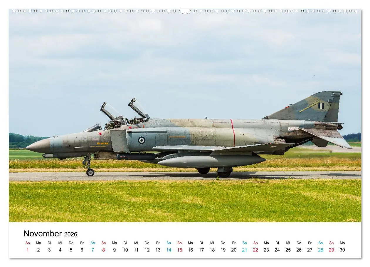 Bild: 9783457635216 | Die letzten McDonnell Douglas F-4 Phantom II (Wandkalender 2026 DIN...