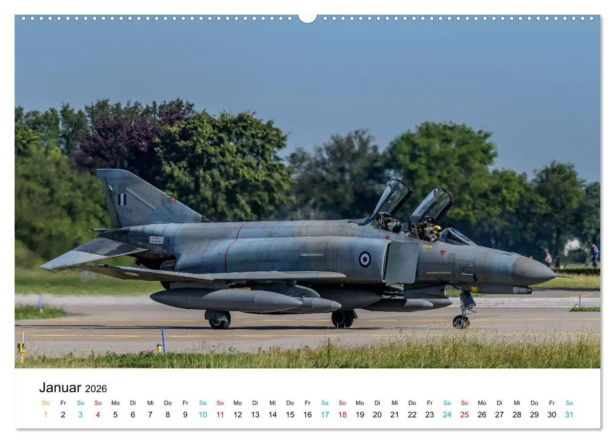 Bild: 9783457635216 | Die letzten McDonnell Douglas F-4 Phantom II (Wandkalender 2026 DIN...