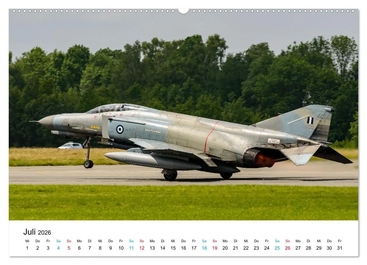 Bild: 9783457635216 | Die letzten McDonnell Douglas F-4 Phantom II (Wandkalender 2026 DIN...