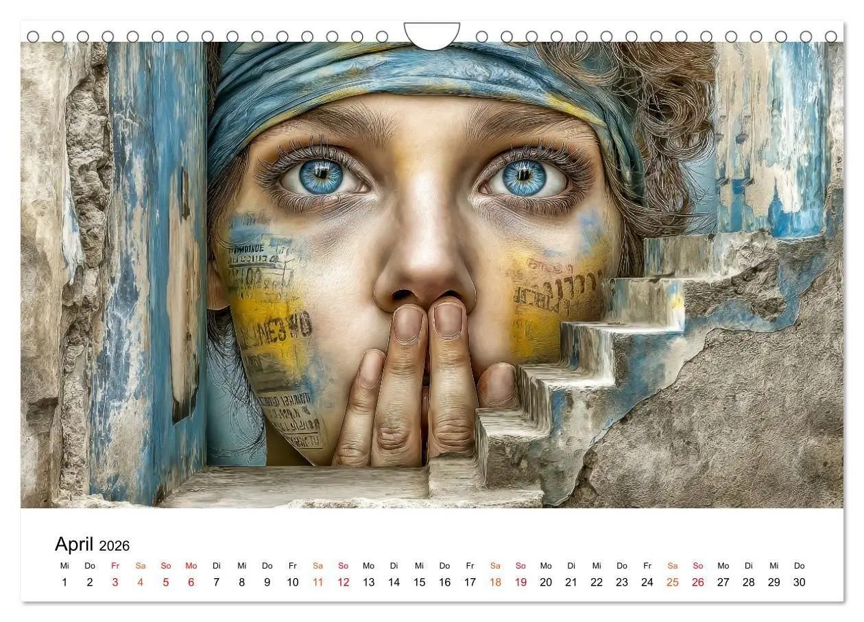 Bild: 9783516655216 | Street Art - Urban Colors (Wandkalender 2026 DIN A4 quer), CALVENDO...