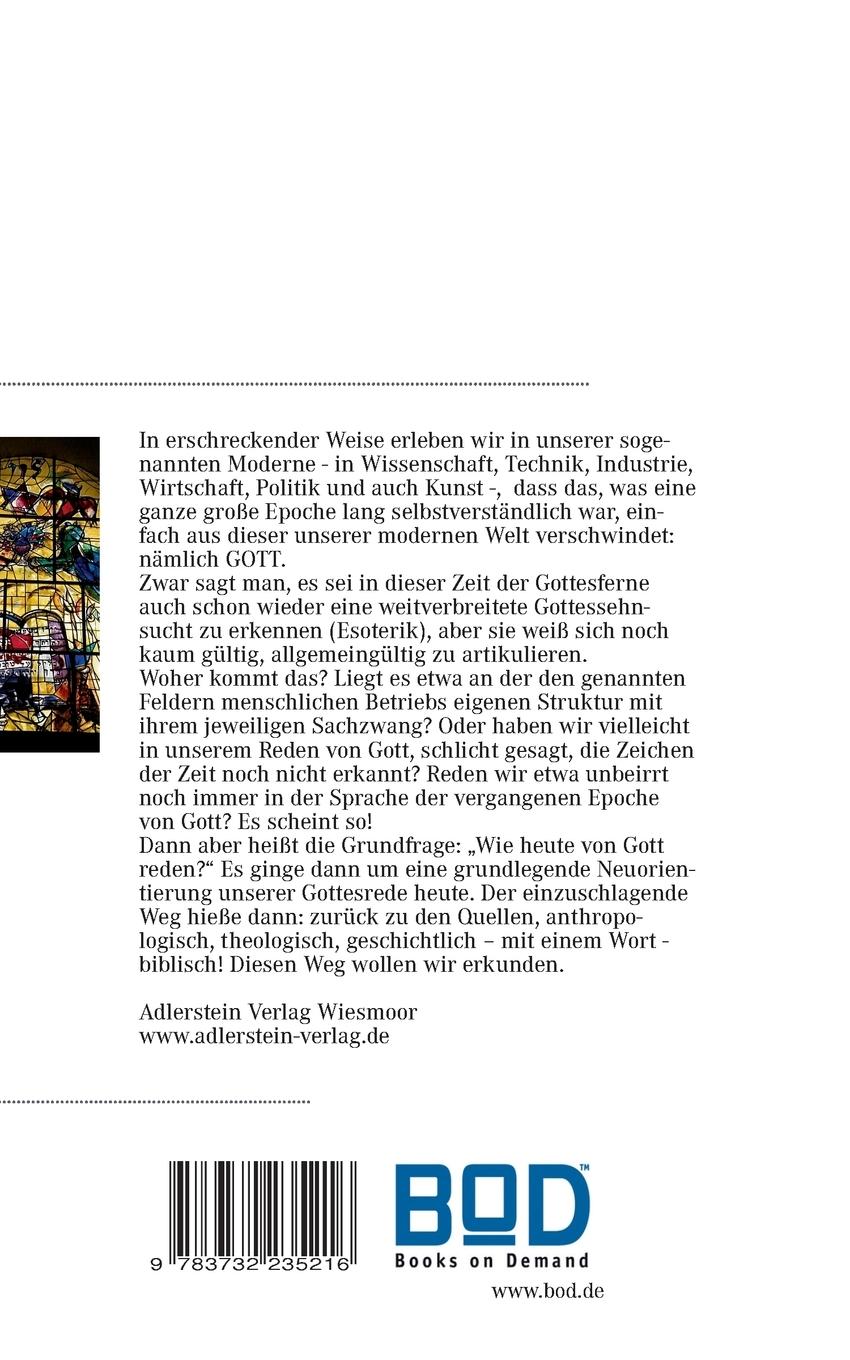 Rückseite: 9783732235216 | Wie heute von Gott reden? | Die Bibel als Glaubenshilfe | Seifermann