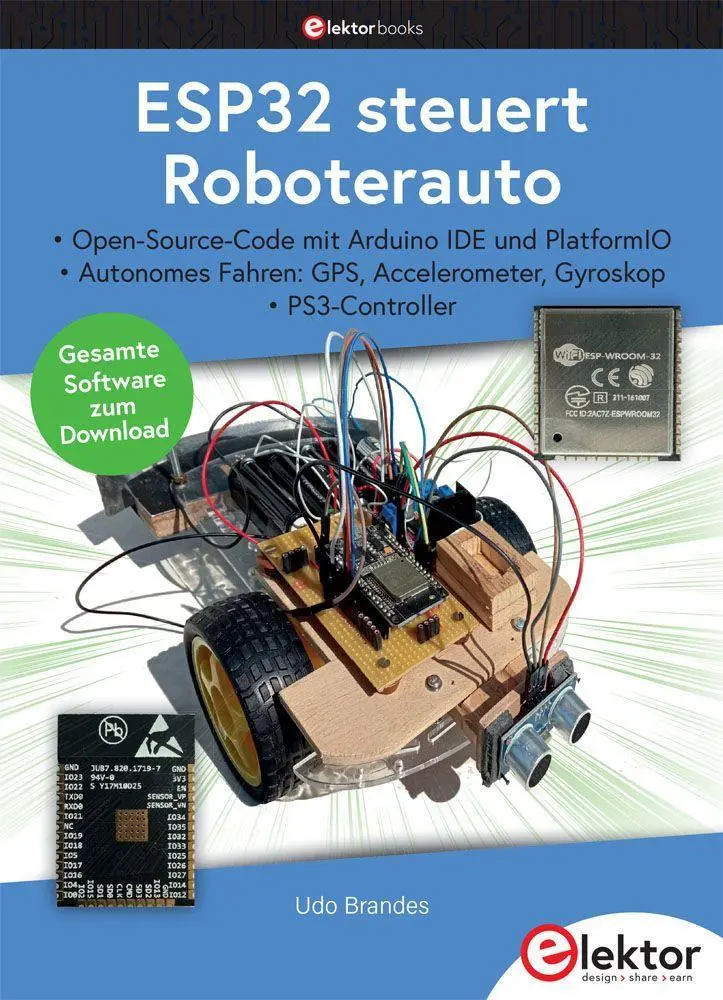 Cover: 9783895765216 | ESP32 steuert Roboterauto | Udo Brandes | Taschenbuch | 266 S. | 2022