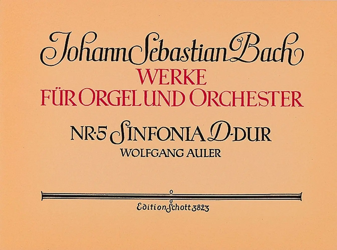 Cover: 9790001045216 | Sinfonia D major | Vorspiel der Kantate Nr. 169 | Bach | Partitur